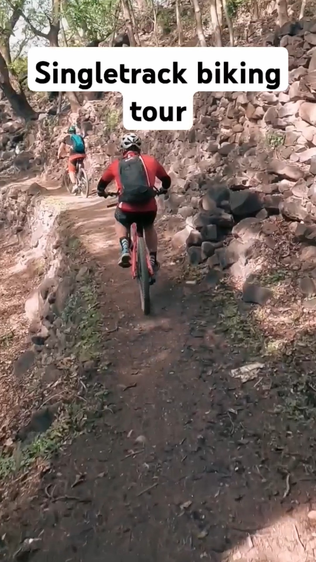 Singletrack biking from Marrakech #atlasmountains #mtb #morocco #cycling