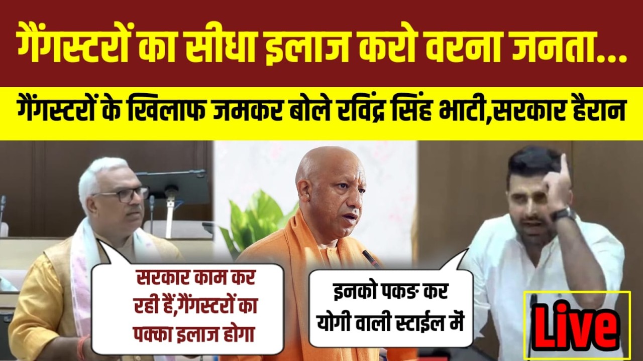 Ravindra Singh Bhati ने विधानसभा में गैंगस्टर पर क्या जमकर भाषण दिया, मंत्री की बोलती बंद कर दी