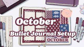 October 2026 Bullet Journal Setup ✿ Plan With Me ✿ How I Choose A Theme and Colour Combo For My Bujo