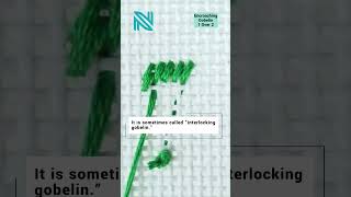 How to Stitch Encroaching Gobelin 1 over 2