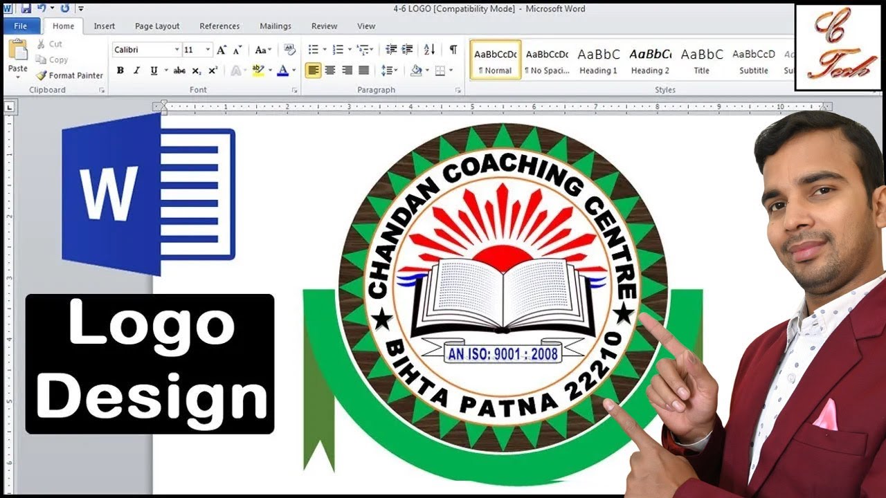 how to design a logo using microsoft word