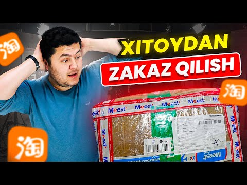 XITOYDAN ZAKAZ QILISH - Taobao.com, Meest China va Xitoydan kelgan tovarlar unboxing