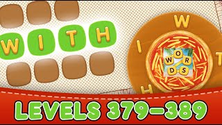 Word Pizza Levels 379 - 389 Answers screenshot 3
