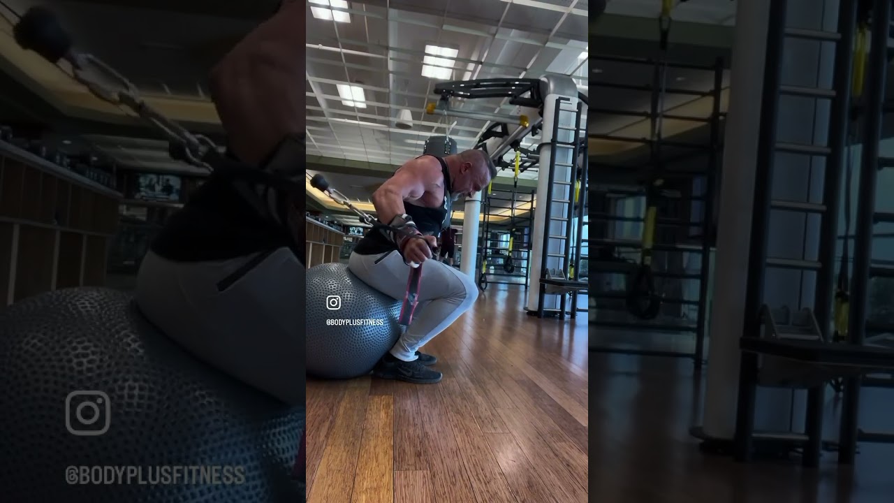 Try some cable crossover scoops sitting on an exercise ball. This will allow you to lean forward