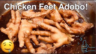 HOW TO COOK CHICKEN FEET ADOBO | CHICKEN FEET RECIPE | LUTONG PINOY | PAGKAING PINOY