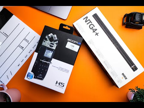 Видео: مراجعة أفضل مايك لليوتيوب وأفضل جودة صوت  | Unboxing Rode NTG4+ and Zoom H5