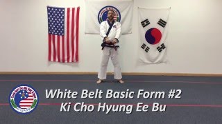Ki Cho Hyung Ee Bu White Belt Basic Form #2 SLOW