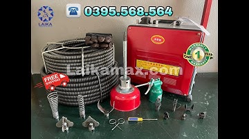 Máy thông cống lò xo GQ150 công suất 2200w - Hướng dẫn sử dụng