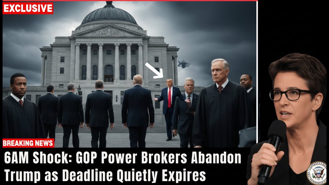 6AM Shock: GOP Power Brokers Abandon Trump as Deadline Quietly Expires