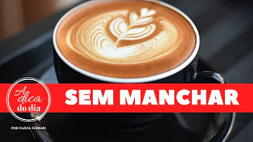 Como tirar mancha de café com leite no sofá?