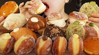 SUB)ASMR MUKBANG 🩷Donut Lover's Knotted Cream Donut Mukbang🍩💕#knotteddonut#dessertmukbang
