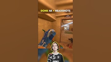 DONK 4K + HEADSHOTS 😱 #cs2 #csgo #cs2moments #faceit #faceitlvl10 #donk #shorts