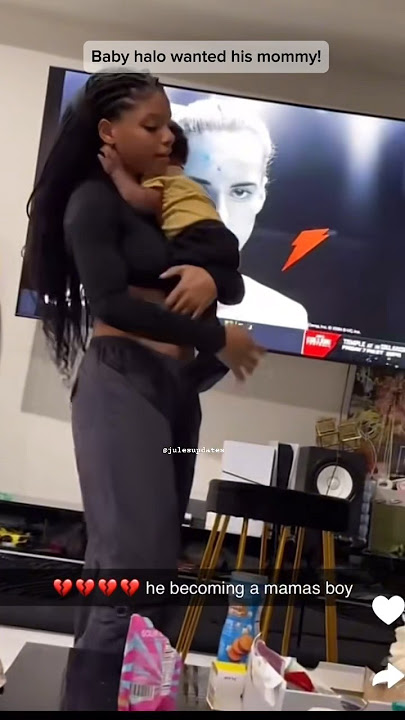 ddg wasn’t too happy that halo wanted mom!😂💙#ddg #halo #socute #shorts