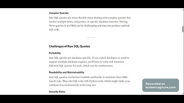 Raw SQL Queries in Python: Performance, Advantages, Challenges, and SQL Injection Prevention