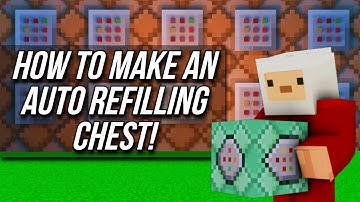 ✔️ Minecraft: How To Make An Auto Refilling Chest Using Commands - (Command Block School Tutorial)