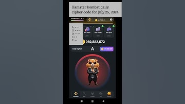 Hamster Kombat Daily Cipher Code for July 25, 2024