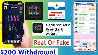 Challenge Your Brain Real Or Fake || Challenge Your Brain Withdrawal || Challenge Your Brain Cashout screenshot 2