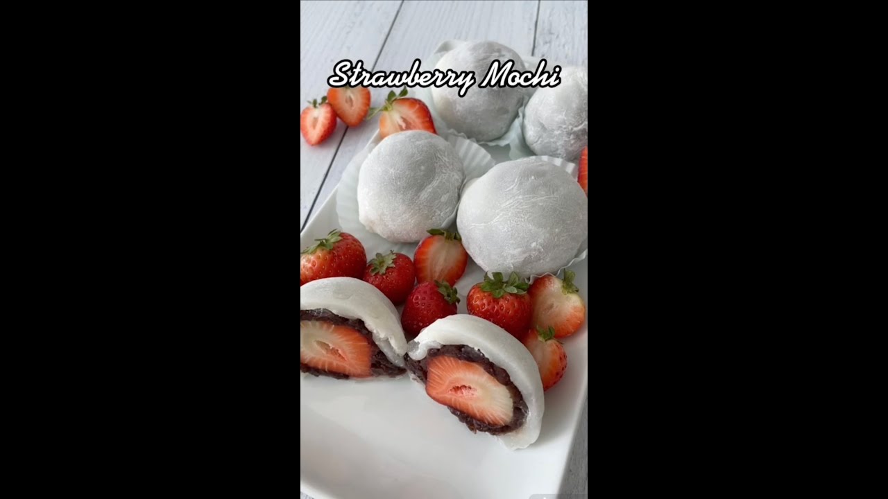 Sweet and Juicy 🍓STRAWBERRY MOCHI (ICHIGO DAIFUKU) RECIPE 