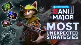 MOST UNEXPECTED Dota 2 Strategies which WORKED [WePlay AniMajor]