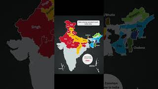 Most common surname in each Indian State india indianstate upsc surname singh