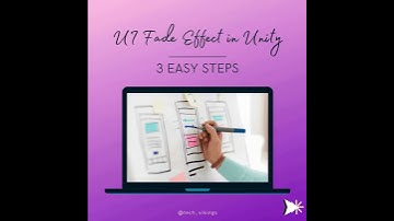 How to do UI Fade Effect in UNITY #shorts
