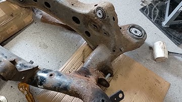 BMW 116 Trophy Build - Rear subframe tear down