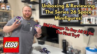 Unboxing & Reviewing Lego Series 26 Minifigures! (Did I Get All 12 On The First Try?)