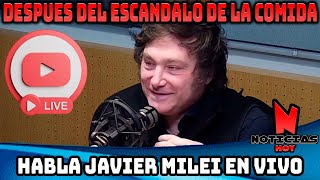 MILEI EN VIVO DESPUES DEL ESCANDALO DE PETTOBELLO CON LA COMIDA EN LOS GALPONES