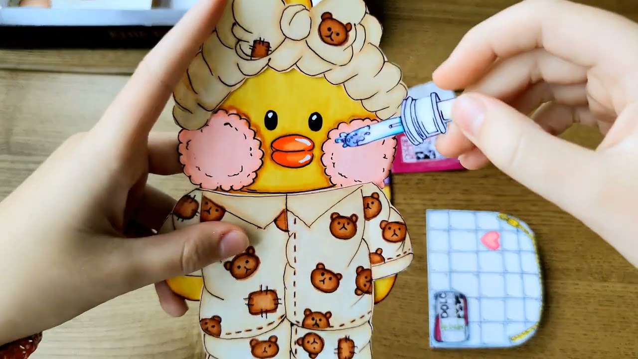 Бумажная косметика для уточки картинки