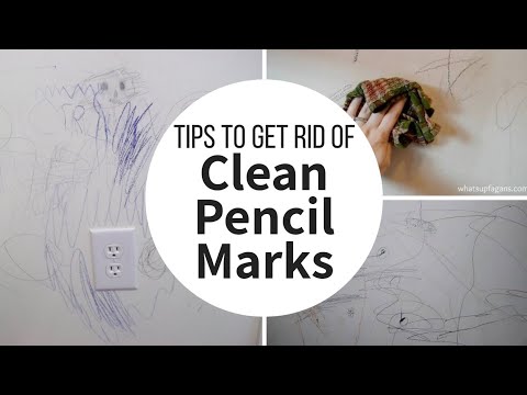 Tips To Get Rid of Pencil Marks On Walls |Clean Scribbled Walls - YouTube