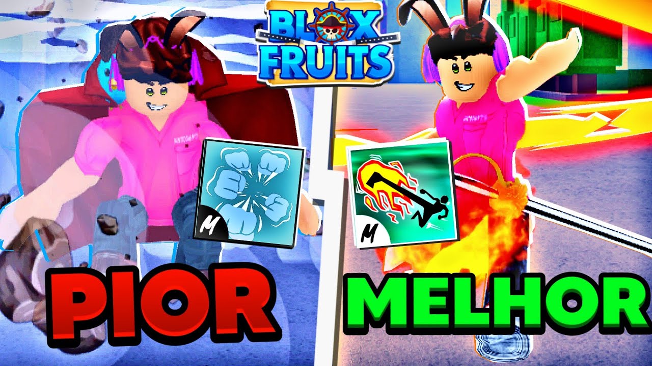 TOP 3 MELHORES FRUTAS PARA FARM/PVP DO BLOX FRUITS 16! 