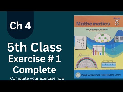 Class 5 Math | Chapter 4 | Exercise 1 | Easy & Complete Solution - YouTube