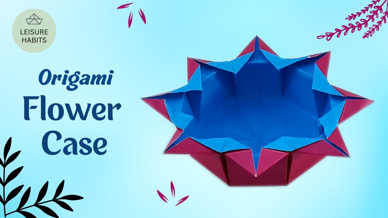 How To Make an Origami Flower Case
