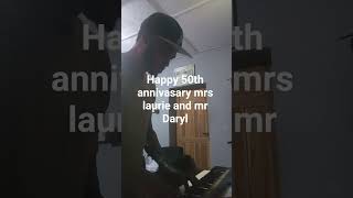 rain check @lauriemccullough222 ....happy 50th anniversary to you Mrs Laurie and mr daryl