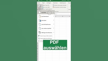 🚀 Excel-Gamechanger: 💪🏼 PDF Daten & Tabelle in wenigen Klicks mit Power Query importieren #shorts
