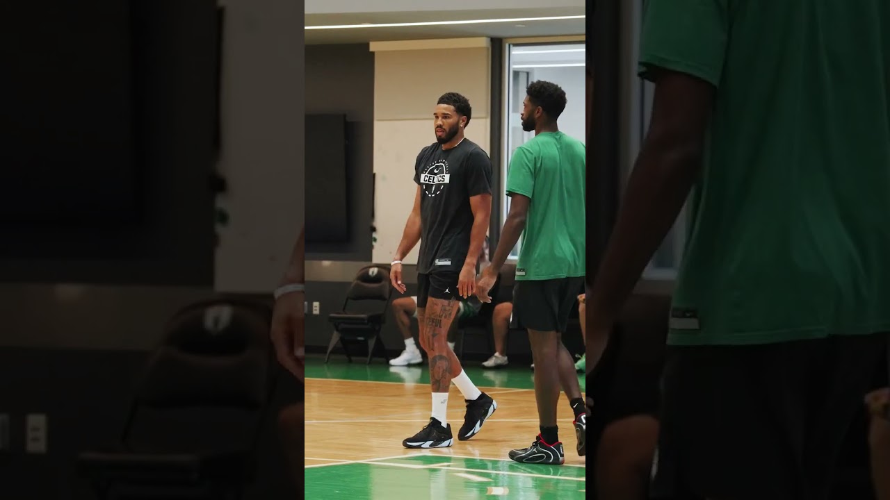 We could watch Jayson Tatum shoot all day long 😍 #celtics #nba #shorts