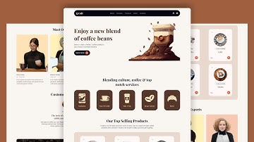 Create a Responsive Coffee Shop Website Using HTML CSS And JavaScript