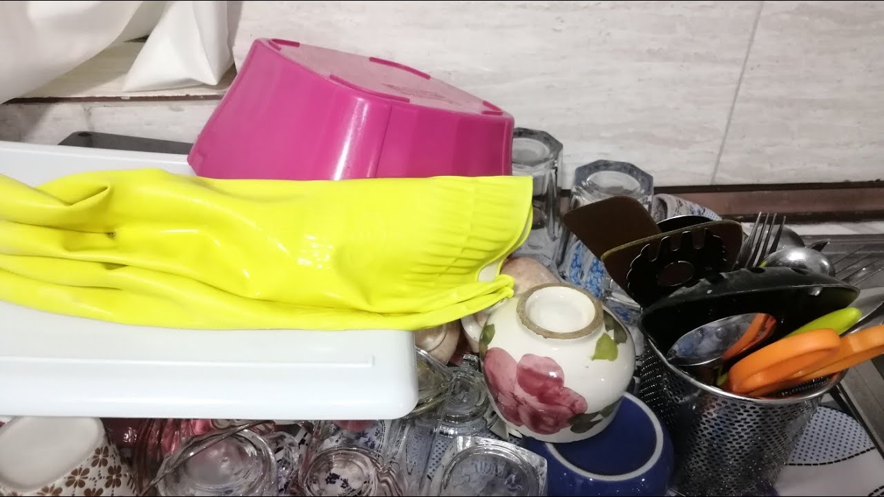 Washing lunch and breakfast dishes with mom/ASMR / 2026