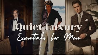 Quiet Luxury Timeless Style Essentials for Men by OldLuxus