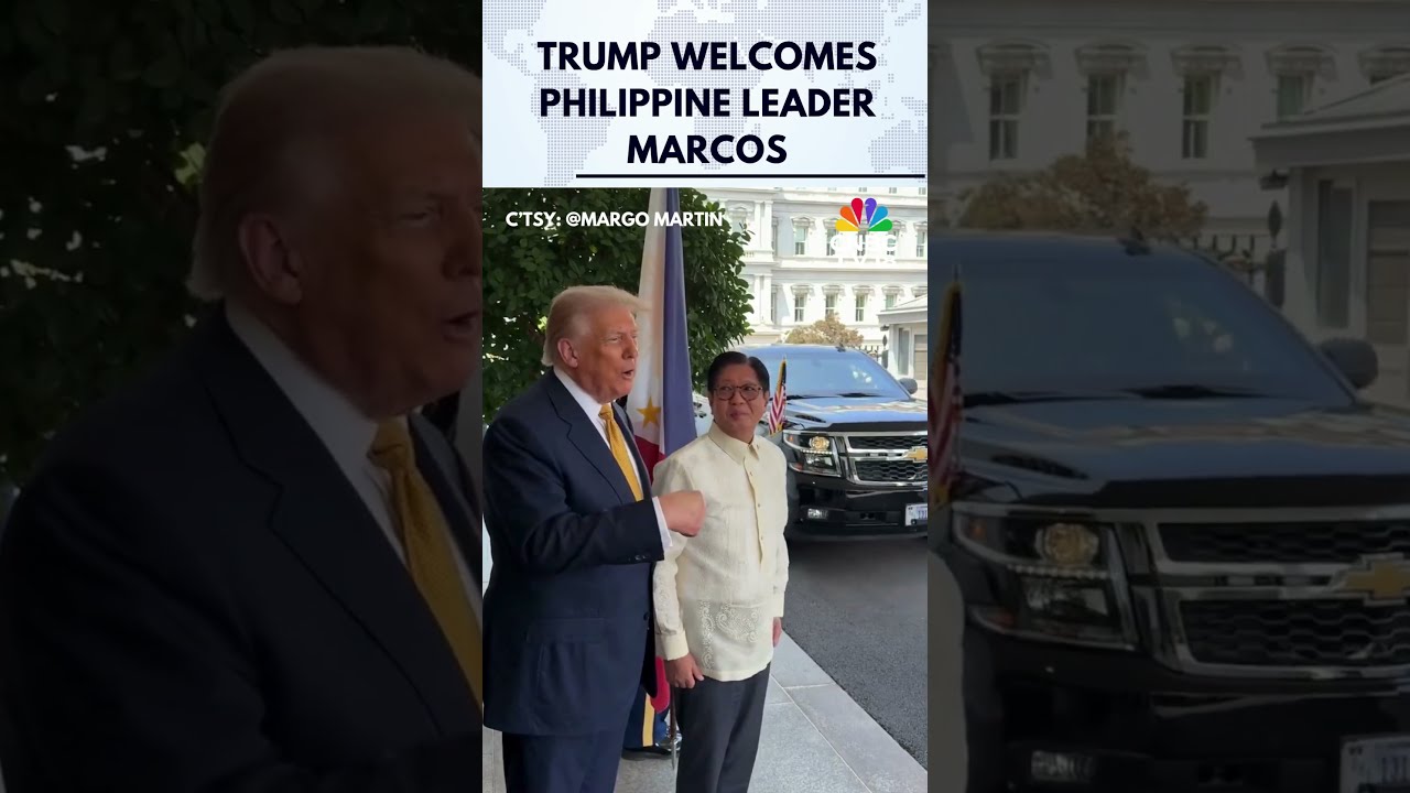  Tough Negotiator Trump Welcomes Philippine Leader Marcos At The White House N18G