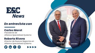Carlos Moret y Roberto Rivera de Alliance Specialized Systems, Protección contra incendio.
