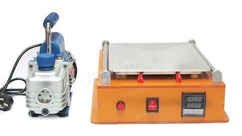 TVC Mall Manual Tablet Touchscreen LCD Separator Machine Hot Plate + Vacuum Pump for iPad Galaxy Tab