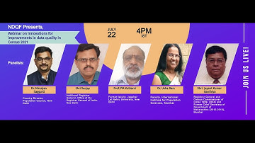 Webinar 11: Innovations for improvements in data quality in Census 2021