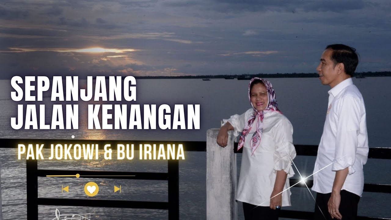 Sepanjang Jalan Kenangan Lagu Duet Romantis Pak Jokowi dan Ibu Iriana