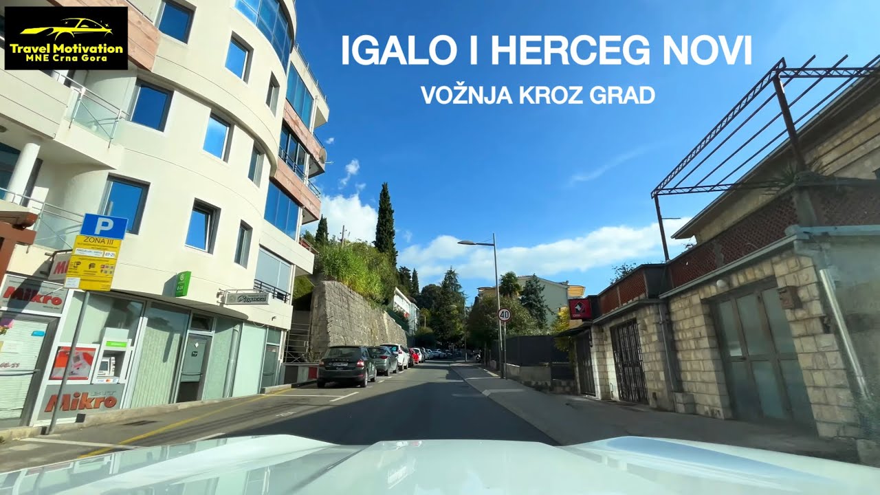 Vožnja kroz IGALO i HERCEG NOVI u Novembru 2025 - IGALO & HERCEG NOVI [Driving Tour in 4G] Crna Gora