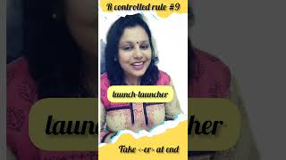 R controlled rule no 9 | r controlled spelling rule| viral speakenglish youtubeshorts spelling