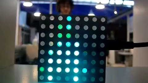 Real time pixelation with Rainbowduino