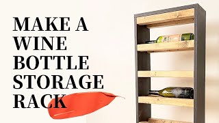 DIY】ワインボトルラック/Make A With Bottle Storage Rack - YouTube