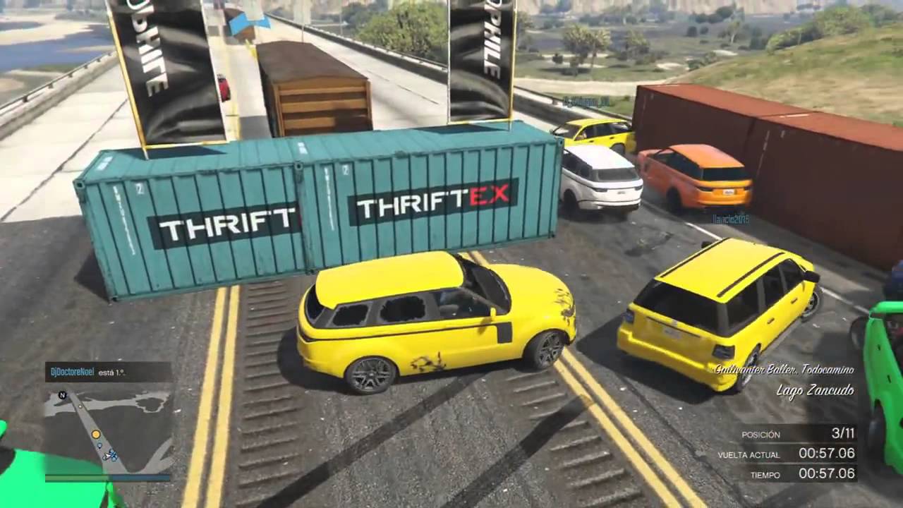 983475 COCHES SUPER CHOQUES Gameplay GTA 5 Online Funny Moments Carrera