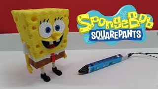 3D pen creation  SpongeBob